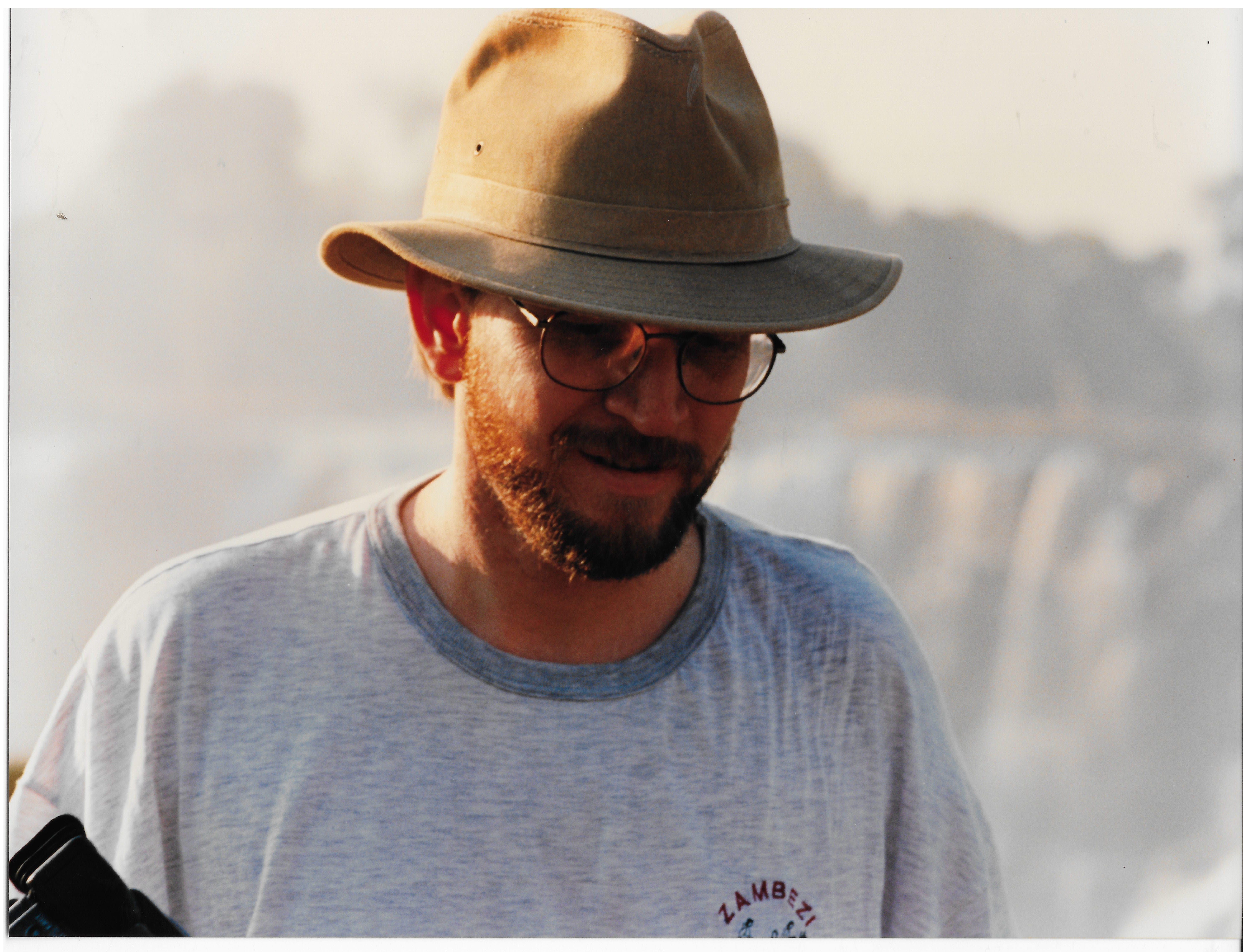 Jeffry at Victoria Falls, Zimbabwe